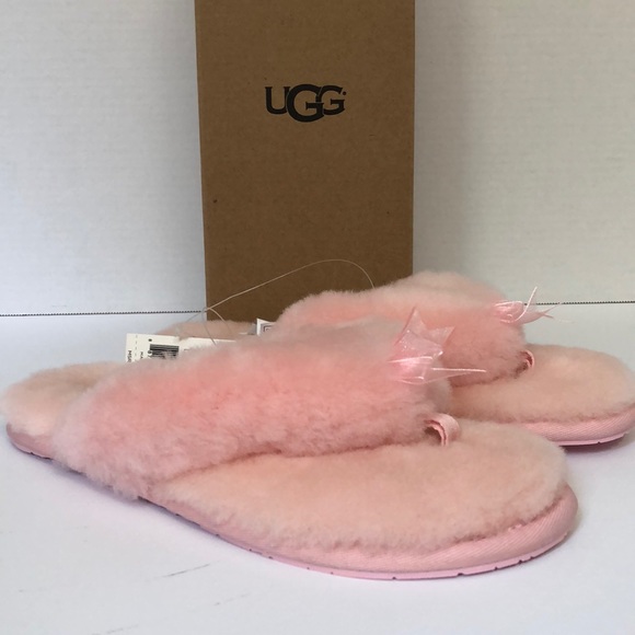 UGG Shoes - UGG Fluff Flip Flop II in Blush Pink